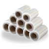 EVOTRADE 10 Rotoli di Mini Pellicola Estensibile Trasparente 10 cm x 150 m, Film Protettivo da Imballaggio, Plastica per Traslochi, Pallet, Mobili, Scatole, Cartoni e Oggetti