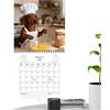 Generico Calendario da Muro con Bassotto 2026 | Agenda Annuale 12,Calendario Decorativo Da Parete - Per Casa Scuola Ufficio Studio Soggiorno Studenti Insegnanti Liberi Professionisti