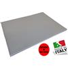 OGGETTANDO, SOTTOMANO per scrivania è realizzato a mano con ECOPELLE, prodotto ecosostenibile e durevole nel tempo. Regali utili, ufficio originali ed economic. (Grigio)