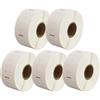 Yellow Yeti 5 Rotoli 11355 S0722550 Etichette multiuso 19 x 51mm compatibili per DYMO LabelWriter 4XL 450 400 330 320 310 Duo/Turbo/Twin Turbo Seiko SLP 450 430 420 400 200 100 | 500 Etichette/Rotolo