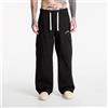 Palm Angels Pantaloni Pal Angels Curved Logo Loose Cargo Pants Black/ Off White
