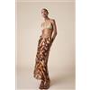 Calzedonia Pareo Lungo Animalier Marrone