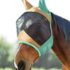 Harrison Howard Pro Luminous Horse Fly Mask Standard con Orecchie Protezione UV per Cavallo Champagne Oro/Menta Pannocchia Media