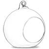 KLOVA Portacandele in vetro appeso terrario tealight casa piante grasse vaso gancio piccolo vetro terrario rettile