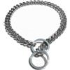 ZESLIV collana acciaio per cani, collana per cani Resistente Catena Serpente Collari per Cane Grandi Media per Allenamento Collare Strozzo 3mm*60cm
