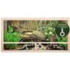 REPITERRA Grande terrario rettile terrario indoor ventilazione frontale per serpenti e lucertole, Beige, 120x60x60cm - Side Vent