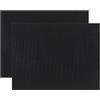 PENIKOKO 2 Pezzi Tappetino Livellante per Acquario 15,75X11,81X0,24In Schiuma Spessa Antiscivolo Ammortizzatore per Fondo Serbatoio Protezione Acquario e Pesci