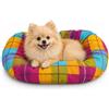 TECNOCUCI Cuscino Per Cani e Gatti Ovale 58 x 40 x 8 cm Alta Qualità | Cuscino Cane e Gatto con Imbottitura in Soffice Fiocco di Poliestere, Tessuto Certificato Oeko-Tex, Made in Italy, Tecnocuci