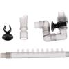 BaoFufc Tubo filtrante per acquari Tubo di uscita per acquario Tubo di scarico per canestro esterno Filtri accessori adatti per filtro con connettori per tubi da 12 mm Adattatore per tubi dell'acqua da