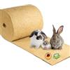 N Nagerteppich.de Tappeto per roditori in 100% Canapa su Rotolo di 25 m di Lunghezza, 40 cm di Larghezza, 5 mm di Spessore Tappeto di Canapa per Tutti i Tipi di Piccoli Animali,