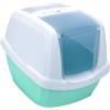 Imac Toilette Lettiera Maddy Imac Colore Verde Acqua 62x49,5x47,5H ideale per Gatti di Grossa Taglia