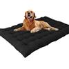 Waigg Kii Cuccia per Cani Extra Large XL/XXL, Materasso Calmante per Cuccia Anti-Ansia, Materasso Lavabile per Cani di Taglia Grande per Cani di Taglia Media e Grande (120 * 50CM, Nero)