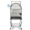 Pet's Solution Gabbia voliera pappagalli parrocchetti calopsite con carrello trespolo