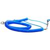 CIYODO Corda per Addestramento Pappagalli Anti-morso Imbracatura in Plastica e Metallo Kit Guinzaglio Blu Catenina U-Shackle per Uccelli da Libera Escursione Colore Casuale