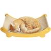 Generic Sedia a sdraio per gatti in sisal, sedia a sdraio reclinabile con cuscinetto per gattini, tiragraffi in tessuto per gatti, mobili da salotto per graffiare, rilassante, riutilizzabile, rampa