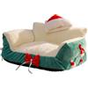 Generic Divano letto per gatti, poltrona natalizia con cappello di Babbo Natale, per cucina, camera da letto, soggiorno, veranda, balcone, area giochi, appartamento, casa, relax interno