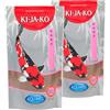 KI-JA-KO Baby - Mangime per avannotti di carpe koi. Pellet 2 mm ricco di proteine, krill, omega-3, prebiotici, pigmenti naturali e astaxantina - 1 kg / 2 mm (2×500 g)