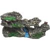 BESTonZON Decorazione per Acquario Montagna Artificiale in Resina con Cascata d Acqua Accessorio Roccia per Pesci e Gamberi Resistente e Dettagliata Adatta per Acquari d Acqua e Salata