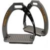 Horses Staffe Sicurezza Safety, Progettate per la Massima Sicurezza e Comfort del Cavaliere, Moderne ed Eleganti (Carbone/Nero)