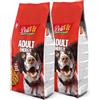DELIVIT Crocchette per Cani Adulti Attivi - Alta Energia e Proteine - Delivit Adult Energy - 40 kg (2 confezioni da 20 kg) - Made in Italy