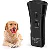 ASSCA Dispositivo anti-abbaio ad ultrasuoni per cani, deterrente per cani, deterrente contro la corteccia, impermeabile, mini ricaricabile per esterni, con livelli di frequenza 3 in 1, umanizzato e
