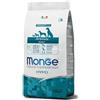 Generico Monge All Breeds Cane Adult Hypo Salmone e Tonno 2,5kg, alimento completo per cani adulti di tutte le taglie, gusto SALMONE e TONNO 2,5kg.