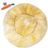Chickwin Chickw11 Cuccia per Gatti Letto per Cani Gatto, Morbido Tondo Cuccia Letto per Canile Estraibile E Letto per Cane Gatto Peluche Pet Materassini Imbottiti (Tie-Dye Giallo,40CM)