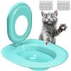 Generic Kit di addestramento per gatti - Lettiera per gatti | Vasino riutilizzabile per orinatoio | Strumento di addestramento per l'igiene degli animali domestici per insegnare ai gatti l'uso del WC per una