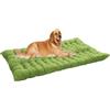 ping bu Materasso calmante per cani extra large, lavabile, anti-ansia, per cani di taglia media e grande (verde, 100 x 50 cm)