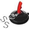 ProPlus Supporto a ventosa con ganci e anello ProPlus 758082, portata 115 mm, capacità 10 kg.