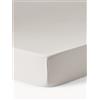 Westwing Collection Lenzuolo con angoli topper in raso di cotone Comfort -