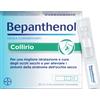 Bepanthenol Collirio Monodose Gocce Oculari Acido Ialuronico e Pantenolo Occhi Secchi Senza Conservanti, 20 x 0,5ml