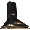 Kaiser Empire A 6315 Em - Cappa aspirante dal design esclusivo, stile retrò, 60 cm, colore: Nero - Cappa da parete con filtro a carbone attivo