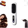 Lyoveu Bellabrush Pro,mini spazzola lisciante,spazzola riscaldata portatile,Bellabrush Pro Hair Brush,Adjustable Temperature Anti-Scald,cordless Hair Straightener Brush,Heated Hair Brush for All Hair Types