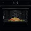 AEG TB8SB73ZAB, forno multifunzione da 70 l, pulizia a vapore, 25 funzioni, 119 programmi automatici, sonda termica, cottura a vapore, schermo tattile, rotaie telescopici, connettività Wi-Fi, nero