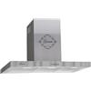 GURARI Cappa da parete GCH F 461 IS 7 N + ricircolo, cappa aspirante 70 cm, in acciaio inox, 1000 m³/h