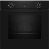 NEFF B1CVD0AK3, N30, forno da incasso con supporto per vapore, display LED, Base Steam, aria calda 3D, CircoTherm, Easy Clean, sicurezza bambini, 60 x 60 cm, nero
