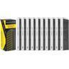 KF3TEC® Filtro ai carboni attivi (10 filtri) per Bora Pure PUAKF, per il vostro piano cottura PURU o PUXU - Confezione da 10 pezzi
