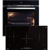 KKT KOLBE Cucina: 60cm Forno da incasso EB8017ED + 90cm Piano Cottura Induzione IH89005FZ | Catalisi | Funzione pizza | Griglia | Circolazione dell'aria | Aria calda | Timer automatico | SET8017IH890FZ