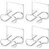 Generic Clip porta rotolo di cotone - 4 pezzi clip in acciaio | Forniture per cliniche dentali | per check-up pulizia cavità riempimento cura paziente