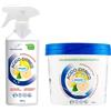 imi shop Smapiù set pulizia - Acido Citrico Spray 500ml + Acido Citrico in polvere 500gr - detergente multiuso naturale, anticalcare, disincrostante, ammorbidente, brillantante