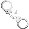 Generico Detershoponline.it - Manette in metallo con chiavi per travestimento da poliziotto, prigioniero o serata piccante Manette sexy