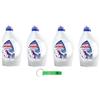 Beni Culinari 4 X Valido Lavatrice Detersivo Lavatrice Classico - Detersivo Lavatrice 28 lavaggi 1,3 litri + portachiavi Beni Culinari