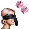 WOLFSDN Maschera per il Sonno Anti-Luce - Comfort Ottimale per un Sonno Profondo, Ideale per Viaggi e Uso Casalingo (Rosa)