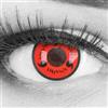 Meralens Lenti a Contatto Colorate Sasuke rosso nero - Heroes Of Cosplay con porta lenti a contatto - ideali per Manga Anime Sharingan Halloween - Durata 1 Anno - 1 Coppia senza correzione