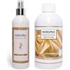 Generico Profumatore per bucato, Spray Deotessuti 250 ml.+ Profumo 500ml (Gold Argan)