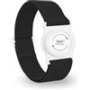Diasticker® | Dexcom G7 - Nastro di fissaggio | Supporto girevole a 360° | Bracciale per il fissaggio del Dexcom CGM, protezione sensore, fissaggio | Supporto: bianco (Small: 18-25 cm, turchese)