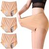 RAAMKA Mutande Assorbenti Donna Vita Alta Slip Cotone, 3 Pack Biancheria Intima lavabile per Incontinenza Urinaria Femminile, Mutandine Assorbenti per Incontinenza Forte Donna
