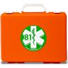 p age Valigetta di Pronto Soccorso antiurto arancio, attacco a parete e maniglia ALL. 2 FINO A 2 LAVORATORI 250x190x90 mm -