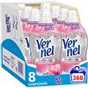 Vernel Fresh Control Ammorbidente Neutralizza Odori, profumazione Freschezza Floreale, Confezione da 8 x 46 lavaggi, totale 368 lavaggi